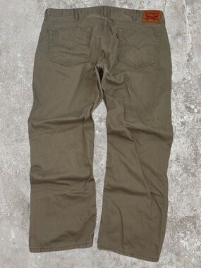 40 x 30 Levi’s 559 Relaxed Fit Straight Leg Light Green Wash Jeans